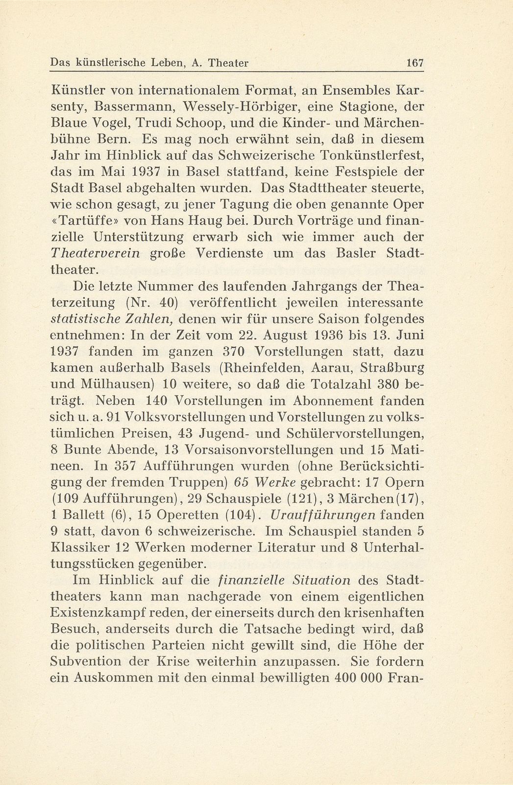 Das künstlerische Leben in Basel vom 1. Oktober 1936 bis 30. September 1937 – Seite 4