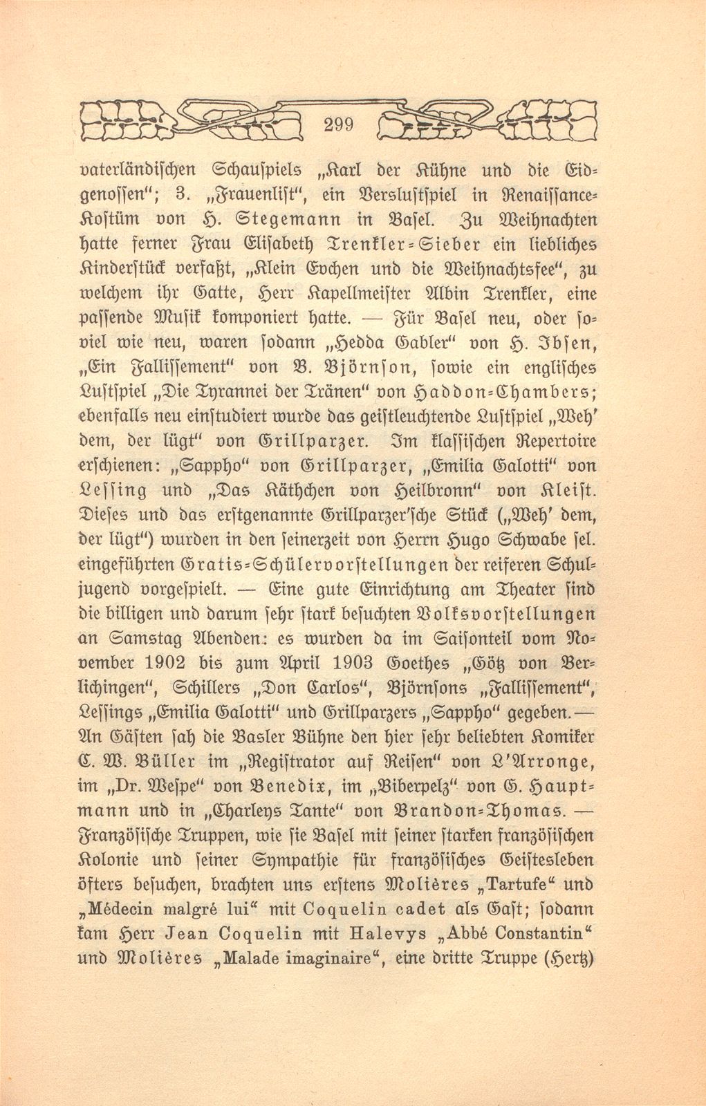 Das künstlerische Leben in Basel vom 1. November 1902 bis 31. Oktober 1903 – Seite 2