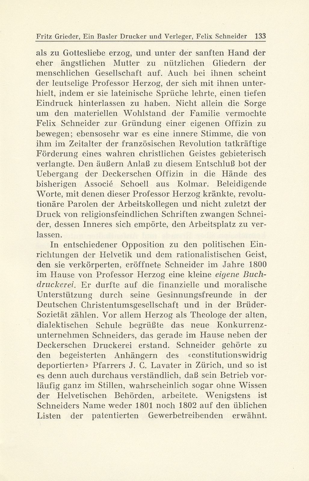 Ein Basler Drucker und Verleger im Dienste des Pietismus: Felix Schneider (1768-1845) – Seite 10