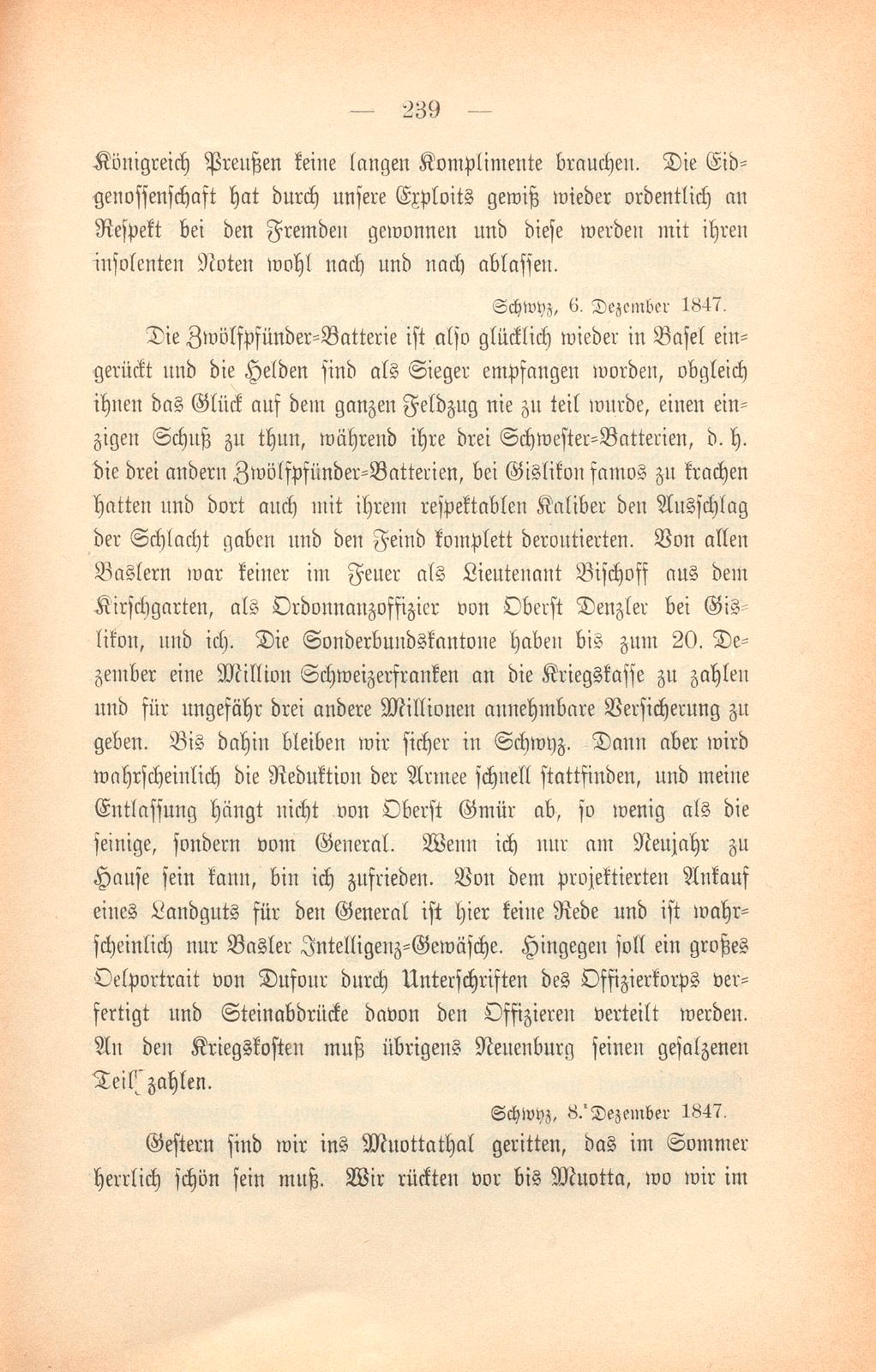 Briefe aus dem Sonderbundsfeldzug – Seite 10