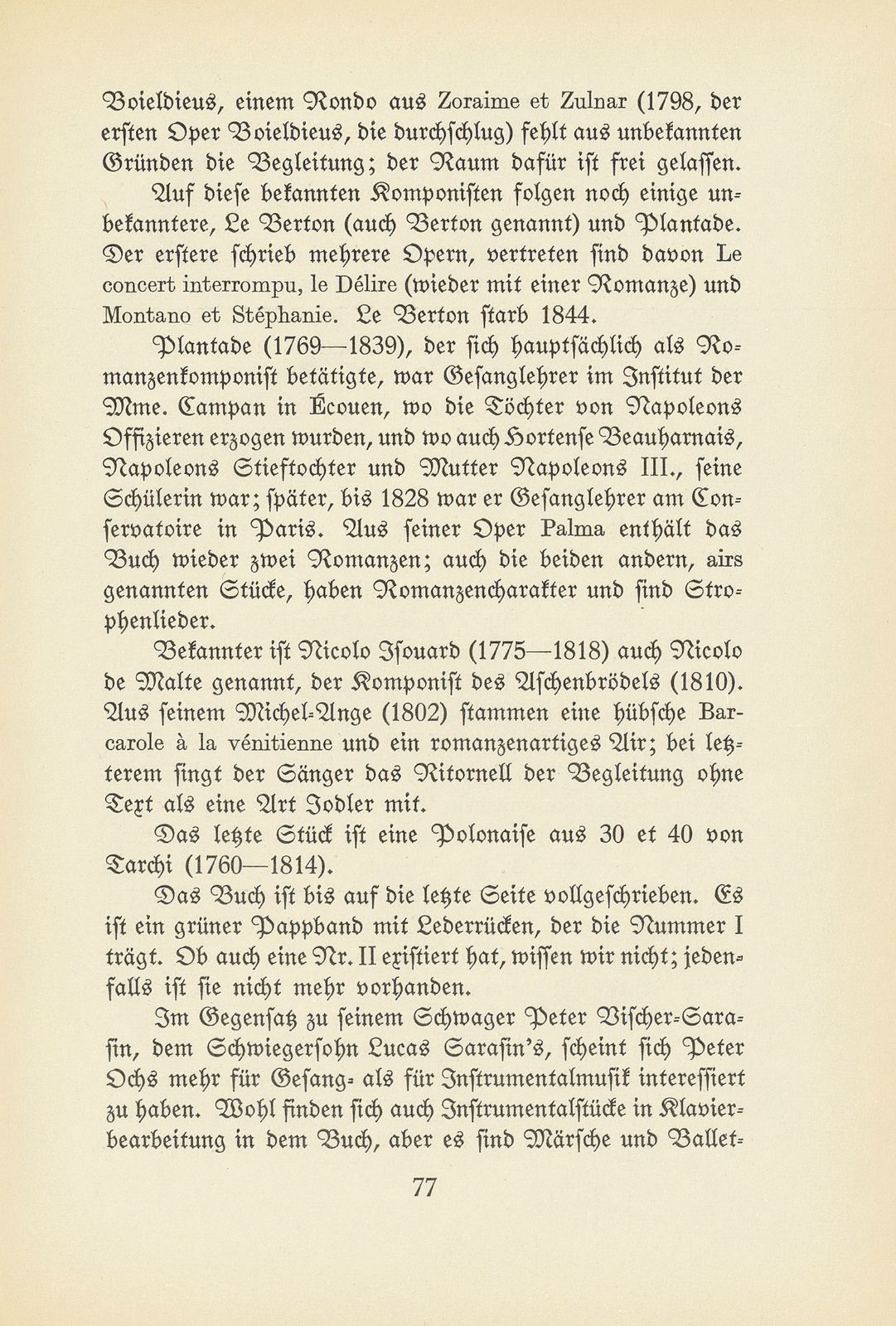 Ein handschriftliches Notenbuch aus dem Nachlass von Peter Ochs – Seite 10