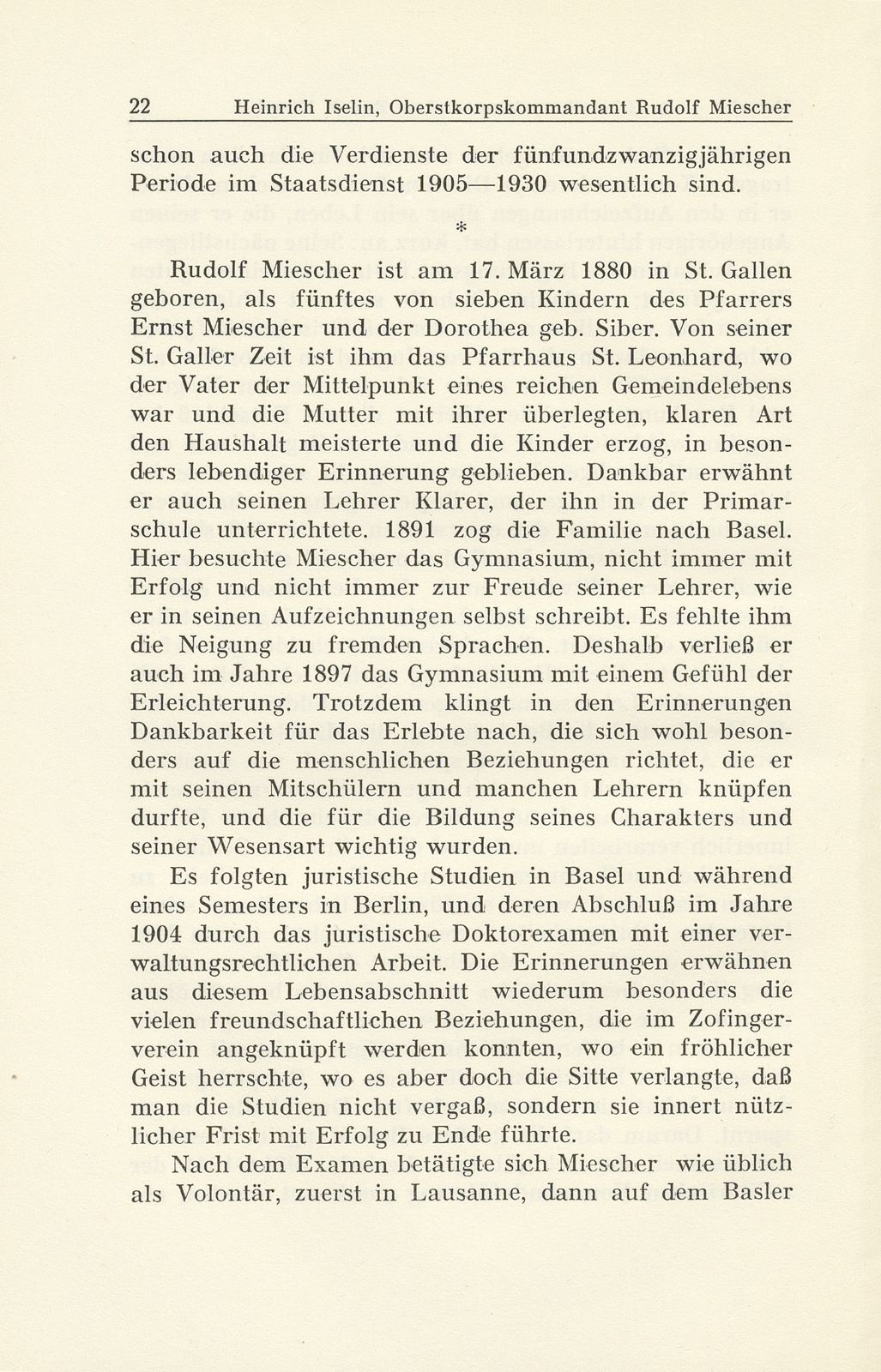 Oberstkorpskommandant Rudolf Miescher 17. März 1880 bis 31. Juli 1945 – Seite 5