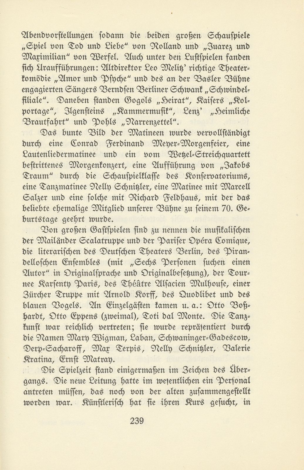 Das künstlerische Leben in Basel vom 1. Oktober 1925 bis 30. September 1926 – Seite 4