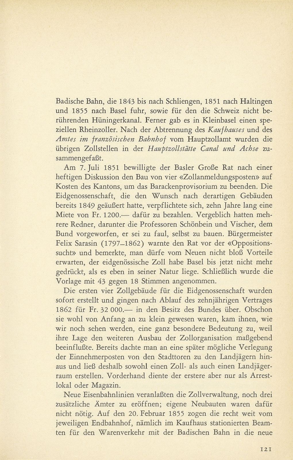 Die eidgenössischen Zollstätten im Kanton Basel-Stadt – Seite 7