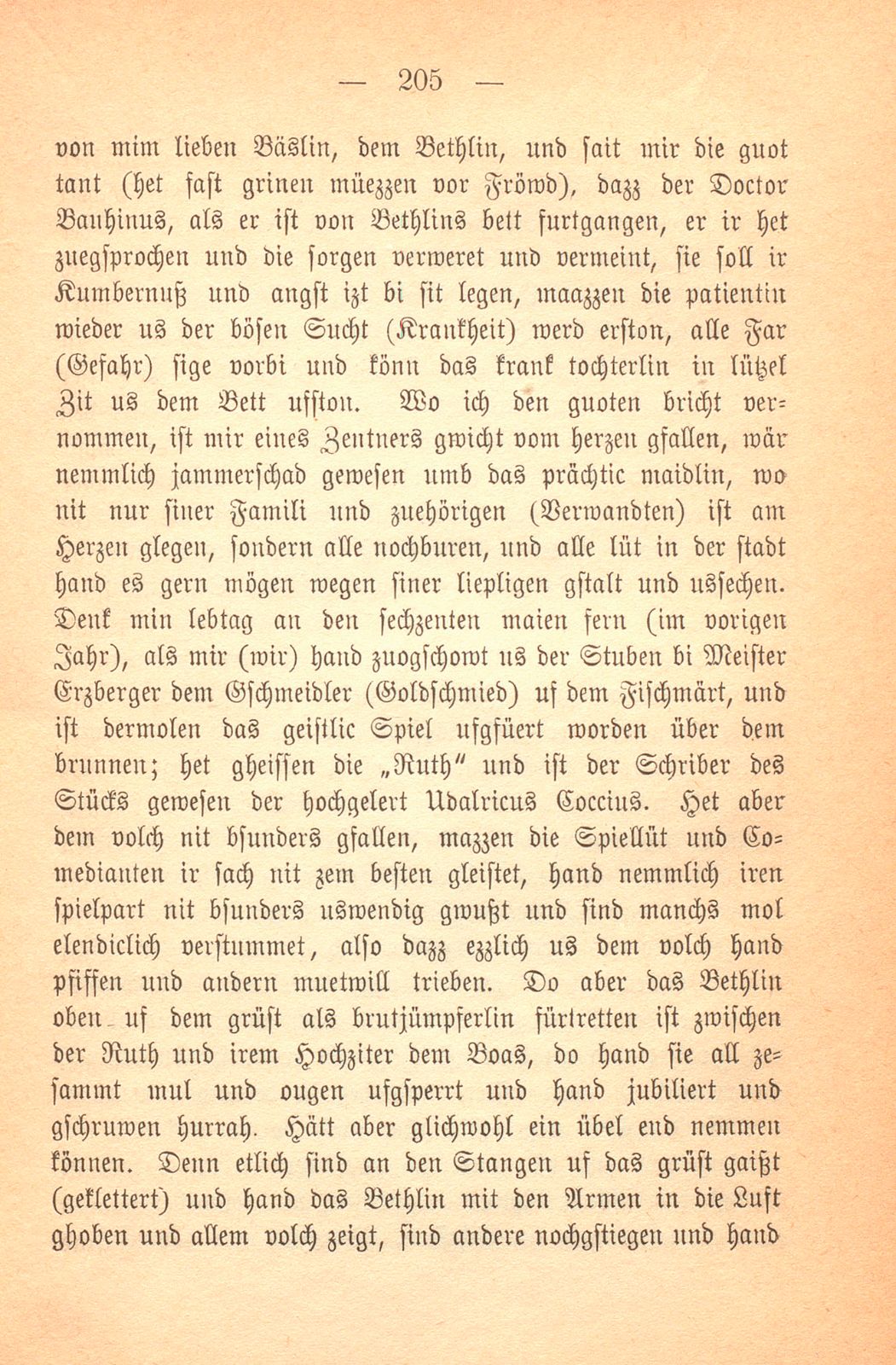 Aus einer Basler Familienchronik des Jahres 1622. (Gütigst mitgeteilt von J. M.) [Als Fälschung bezeichnet.] – Seite 7