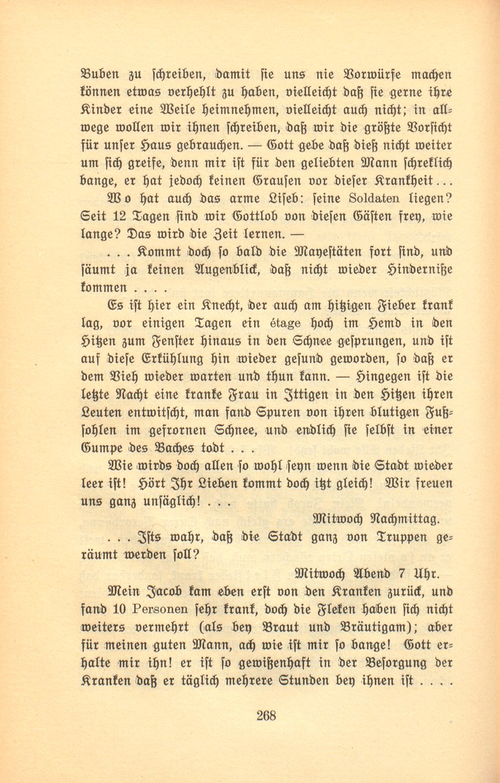 Hundertjährige Briefe einer Lausener Pfarrfrau [Susanna Maria Burckhardt-Schorndorf] – Seite 19