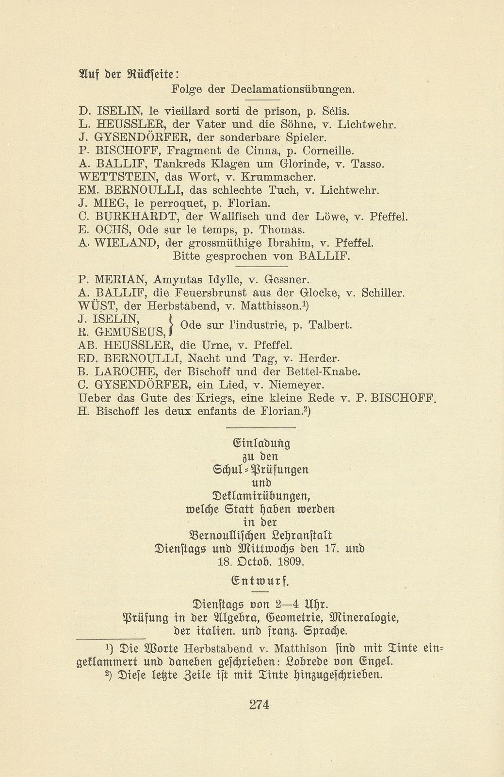 Aus den Briefen eines Baslers vor hundert Jahren [Ed. Ochs-His-La Roche] – Seite 26