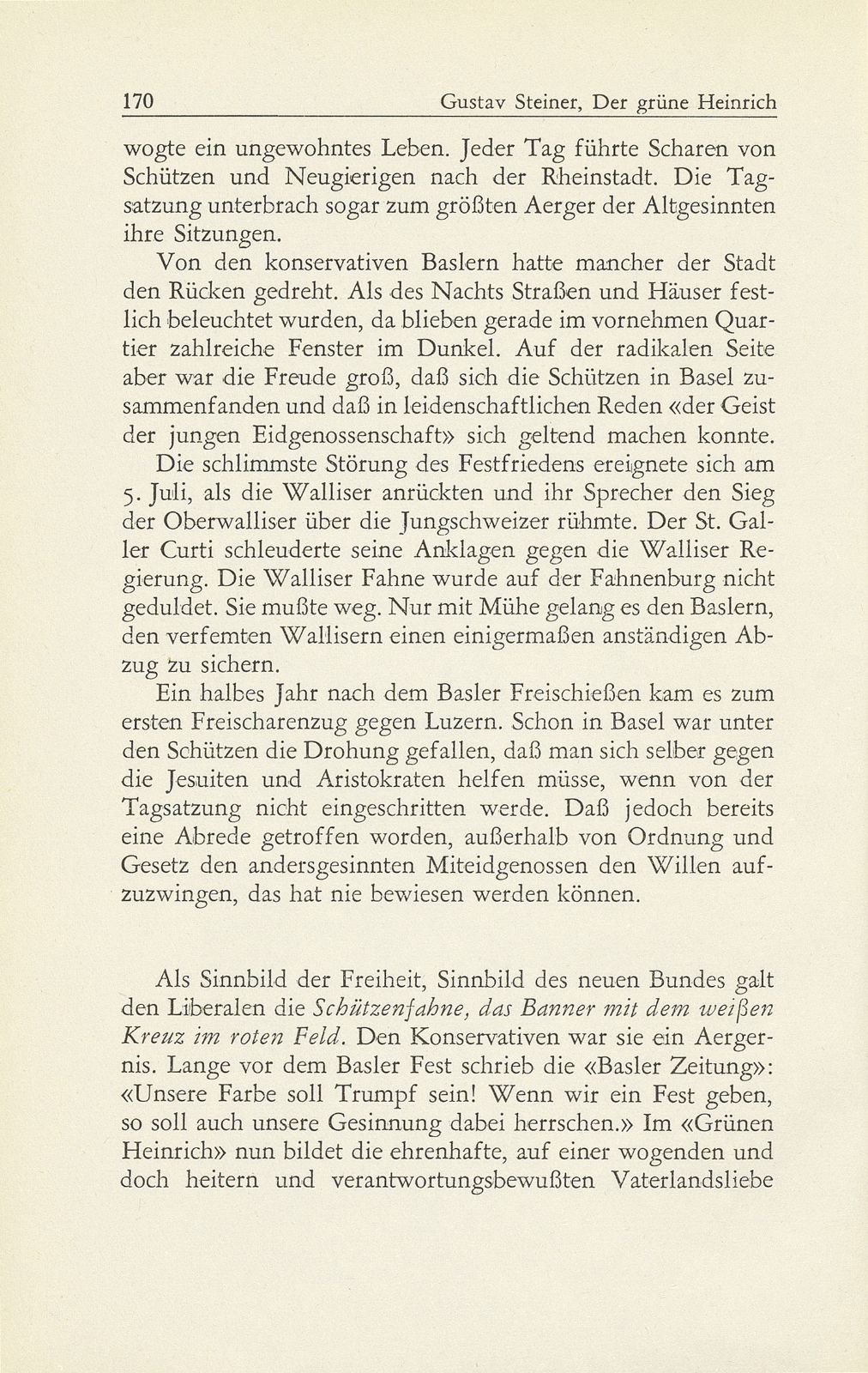 Der grüne Heinrich auf dem eidgenössischen Freischiessen zu Basel im Jahre 1844 – Seite 11