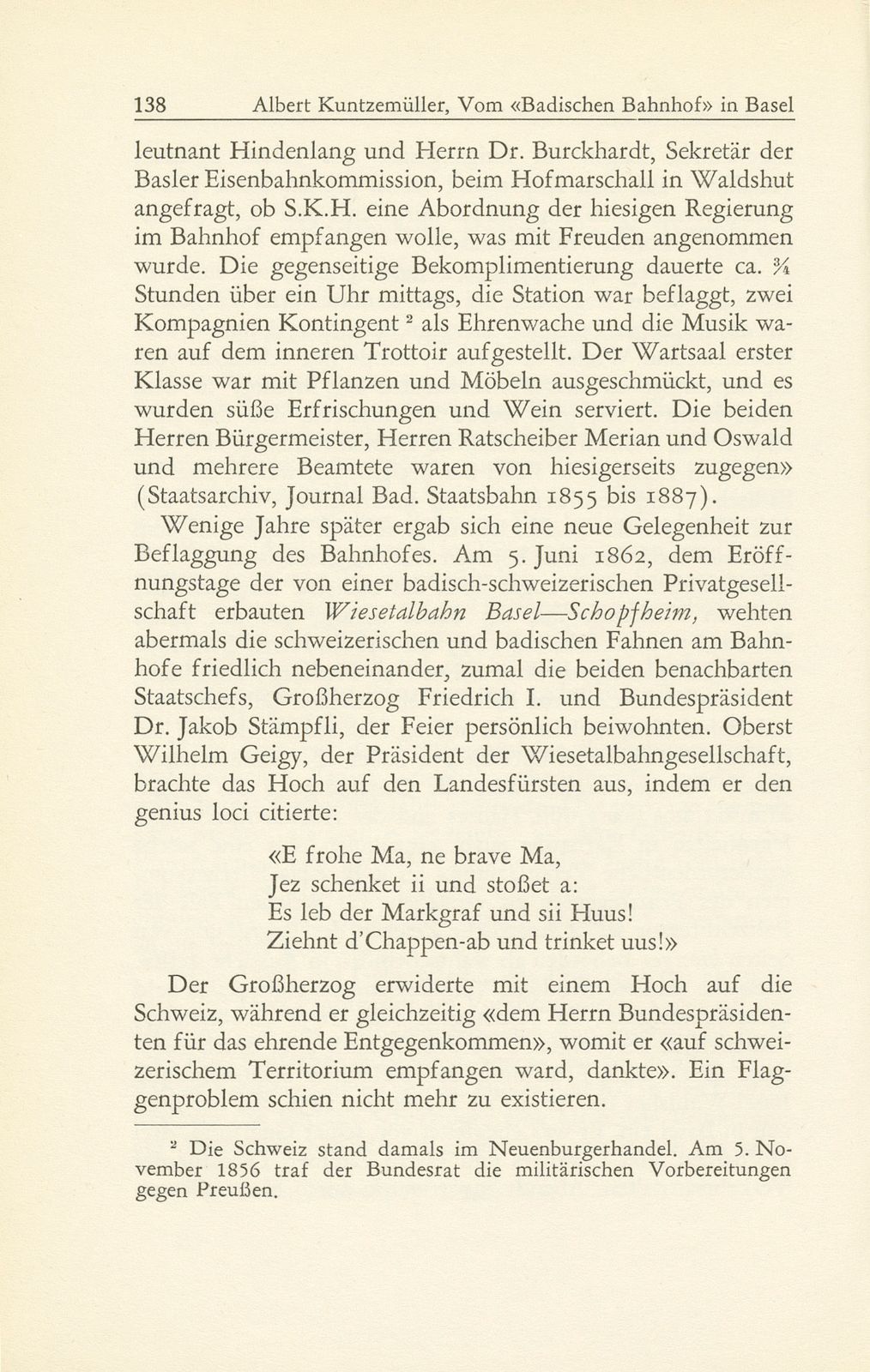 Vom ‹Badischen Bahnhof› in Basel – Seite 3