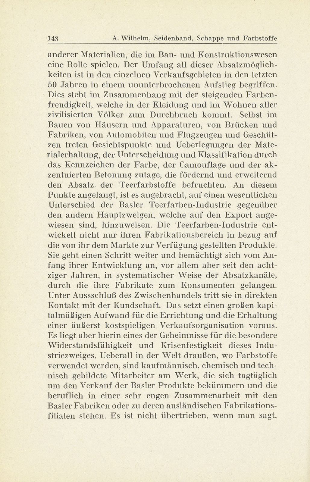 Seidenband, Schappe und Farbstoffe im Basler Wirtschaftsleben der letzten fünfzig Jahre – Seite 7