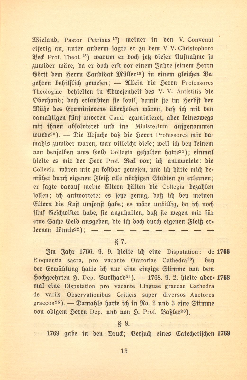 Aus den Papieren eines Pietisten und Aufklärers. [Joh. Frey] – Seite 13