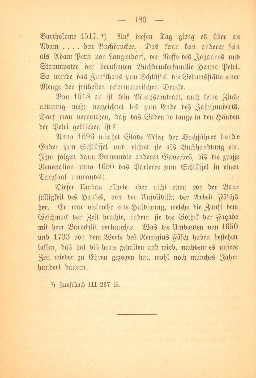 Der Neubau des Zunfthauses zum Schlüssel durch Roman Fäsch 1485-1488 – Seite 11