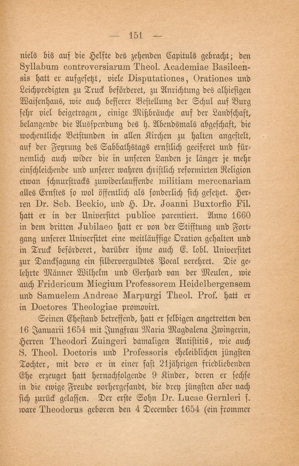 Aus einem baslerischen Stammbuch, XVII. Jahrhundert – Seite 15