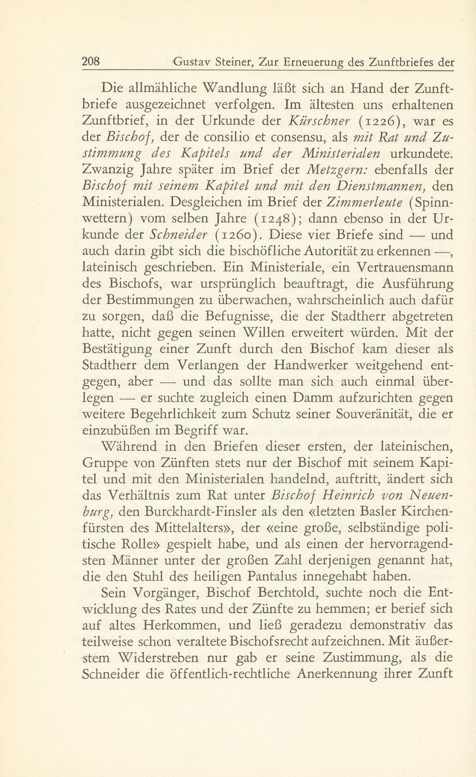 Zur Erneuerung des Zunftbriefes der Schärer, Maler und Sattler nach dem grossen Erdbeben – Seite 9