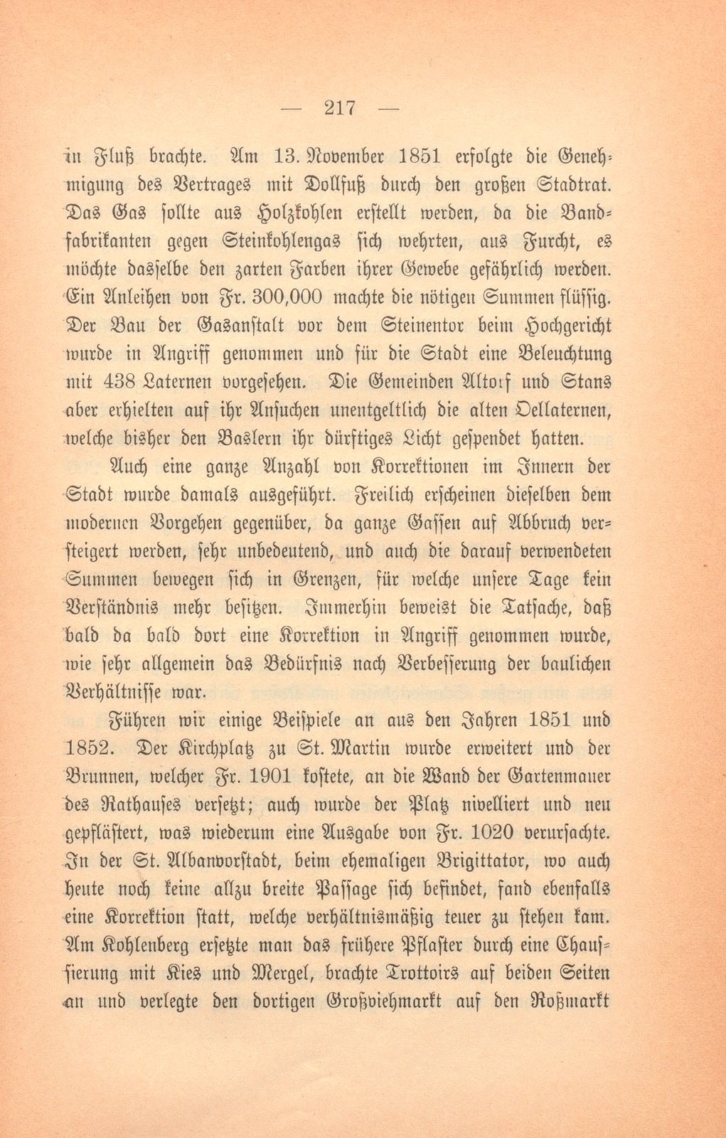 Basels bauliche Entwicklung im 19. Jahrhundert – Seite 11