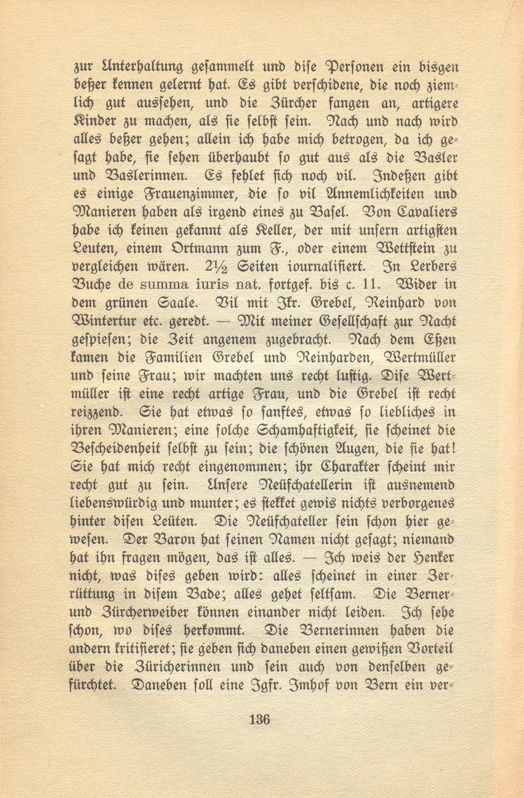 Isaak Iselins Reisetagebuch 1754 – Seite 41