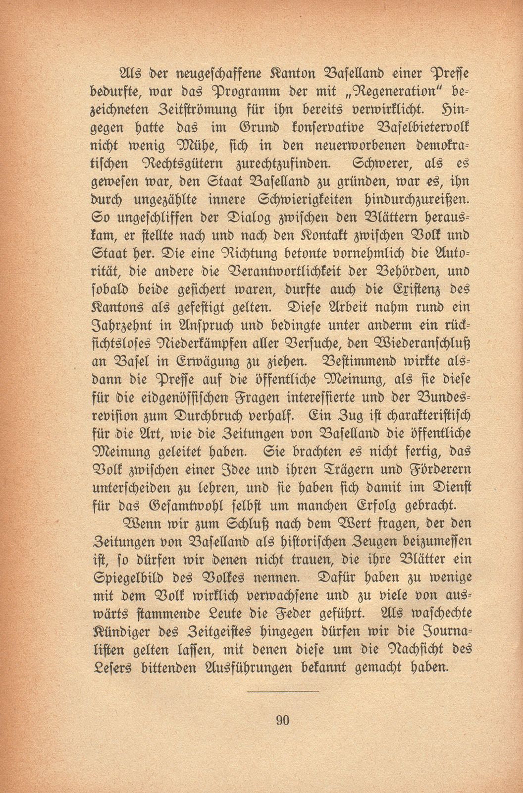 Die Anfänge des Zeitungswesens in Baselland – Seite 28