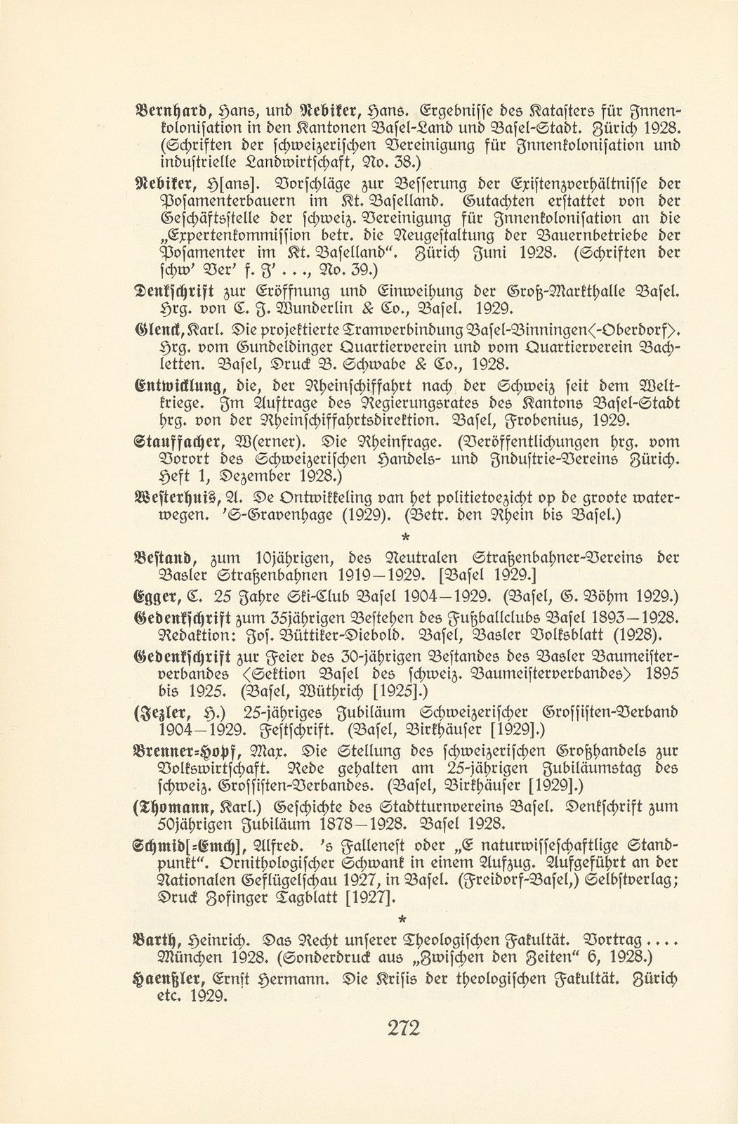 Basler Bibliographie 1929 – Seite 6