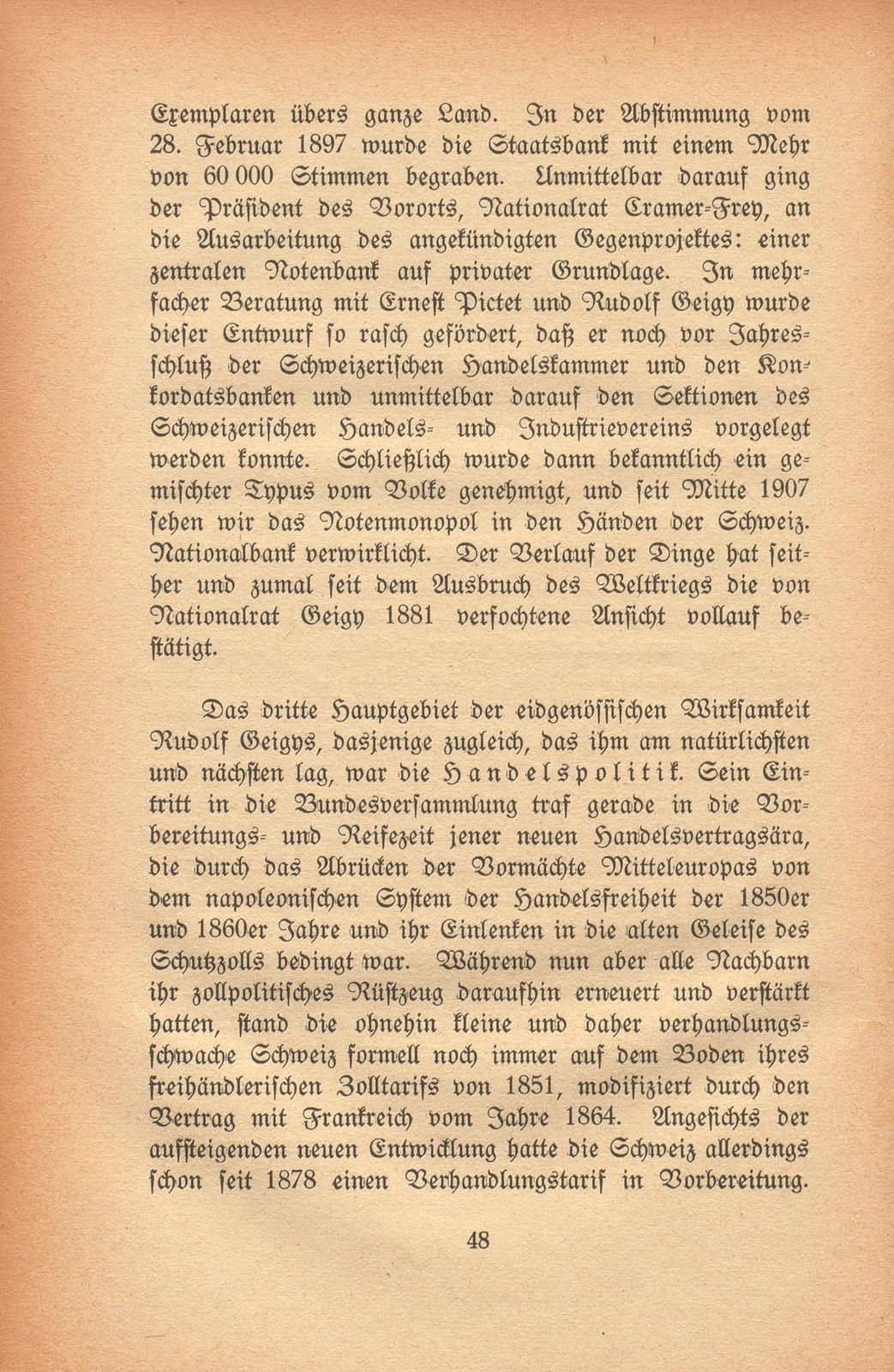 Johann Rudolf Geigy-Merian. 4. März 1830 bis 17. Februar 1917 – Seite 48