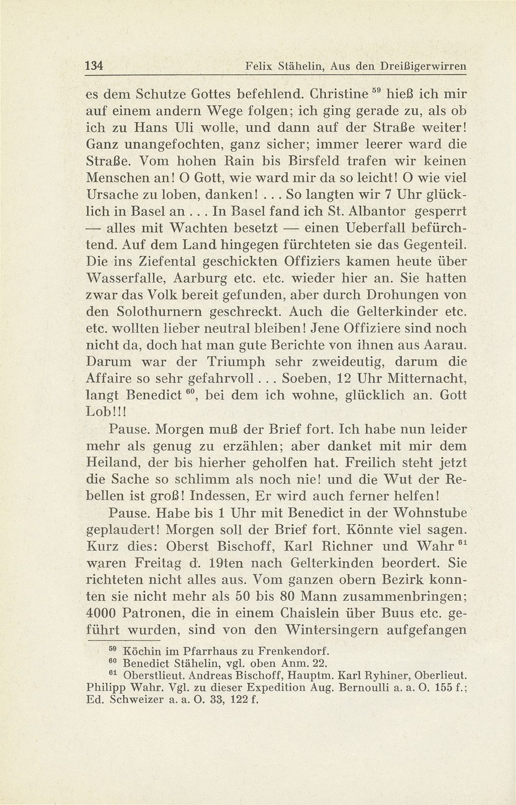 Erlebnisse und Bekenntnisse aus der Zeit der Dreissigerwirren [Gebrüder Stähelin] – Seite 32