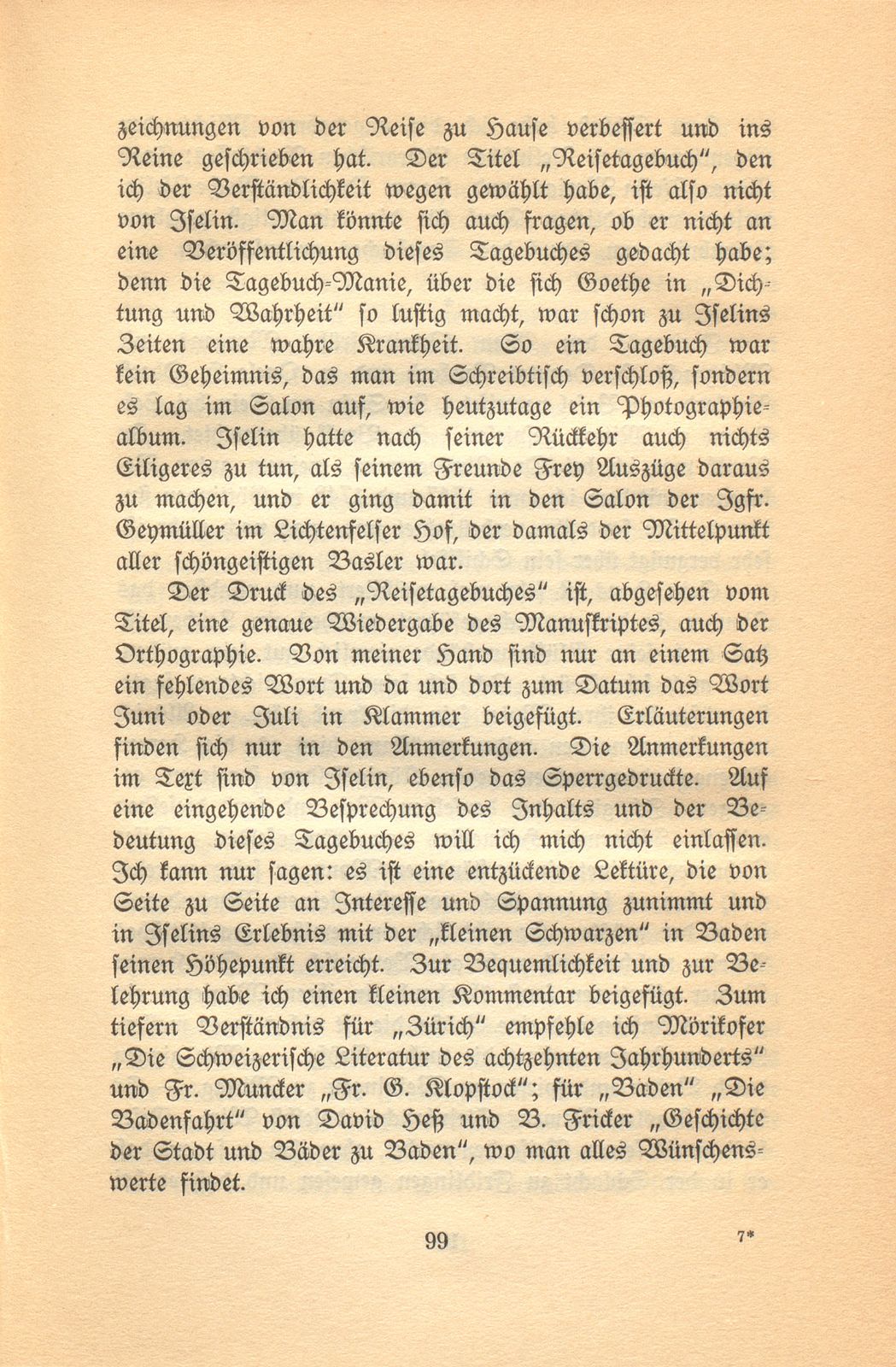 Isaak Iselins Reisetagebuch 1754 – Seite 4