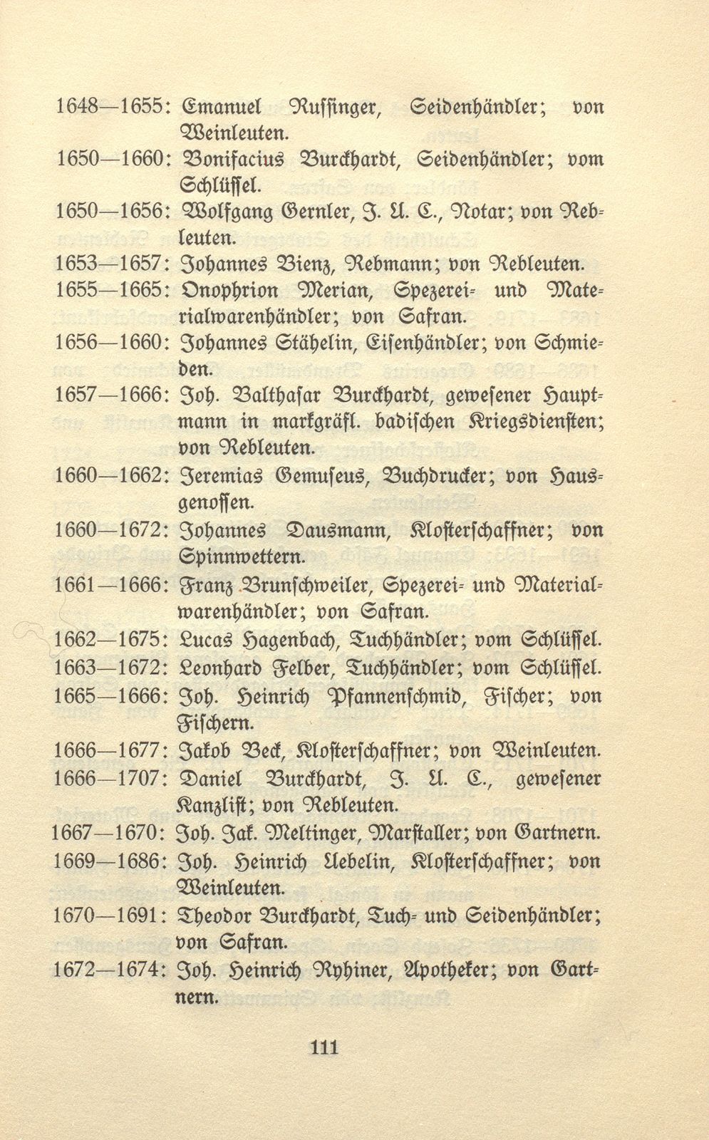 Stände und Verfassung in Basel vom 16. bis 18. Jahrhundert – Seite 42