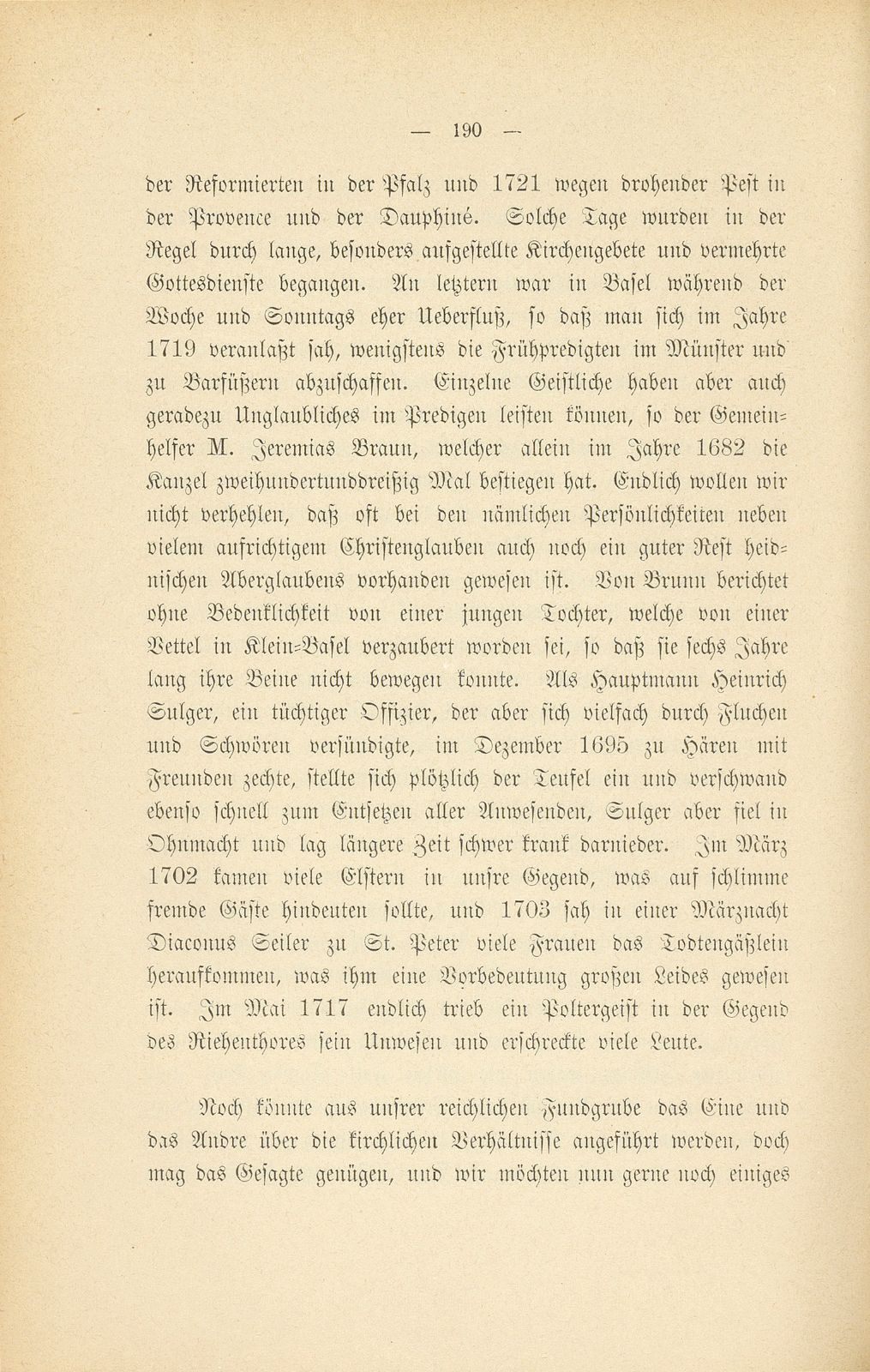 Mitteilungen aus einer Basler Chronik des beginnenden XVIII. Jahrhunderts [Sam. v. Brunn] – Seite 26