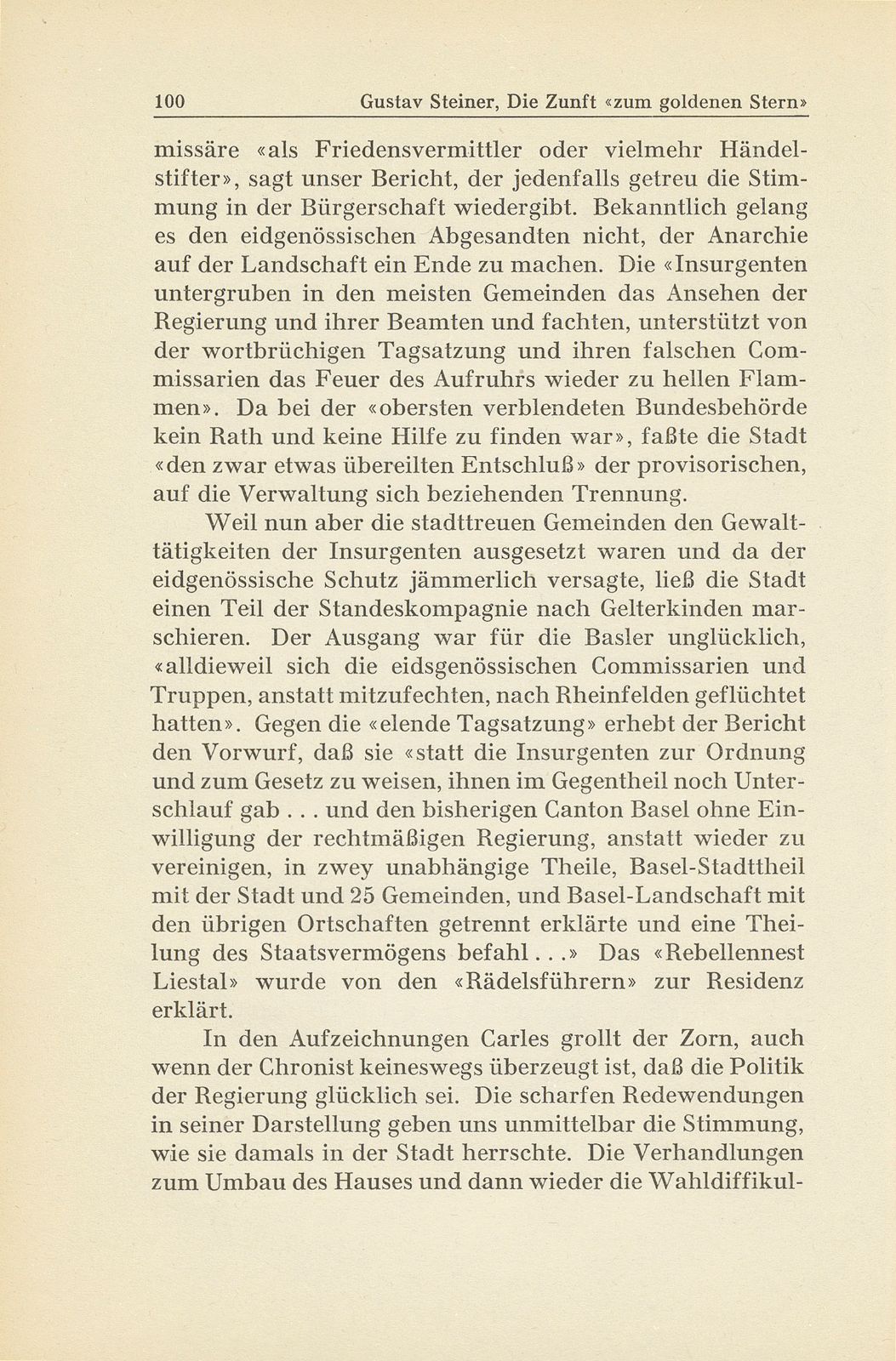 Die Zunft ‹zum goldenen Stern› im 19. Jahrhundert – Seite 32