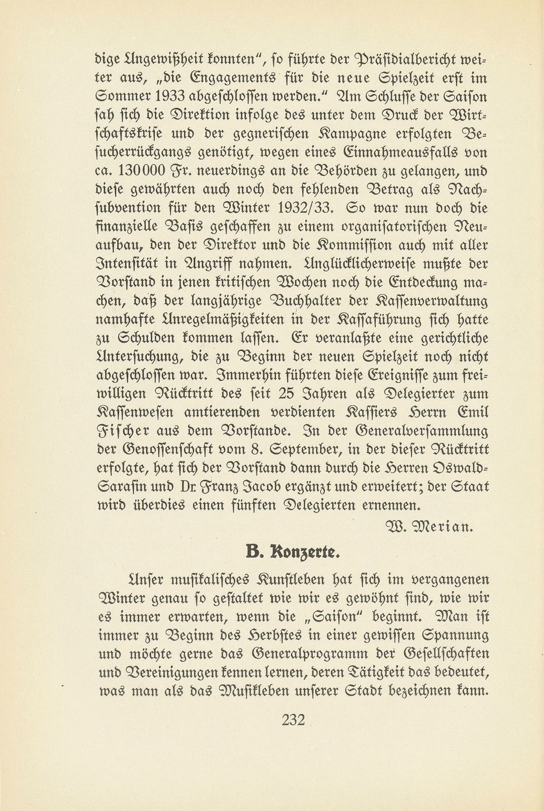 Das künstlerische Leben in Basel vom 1. Oktober 1932 bis 30. September 1933 – Seite 7