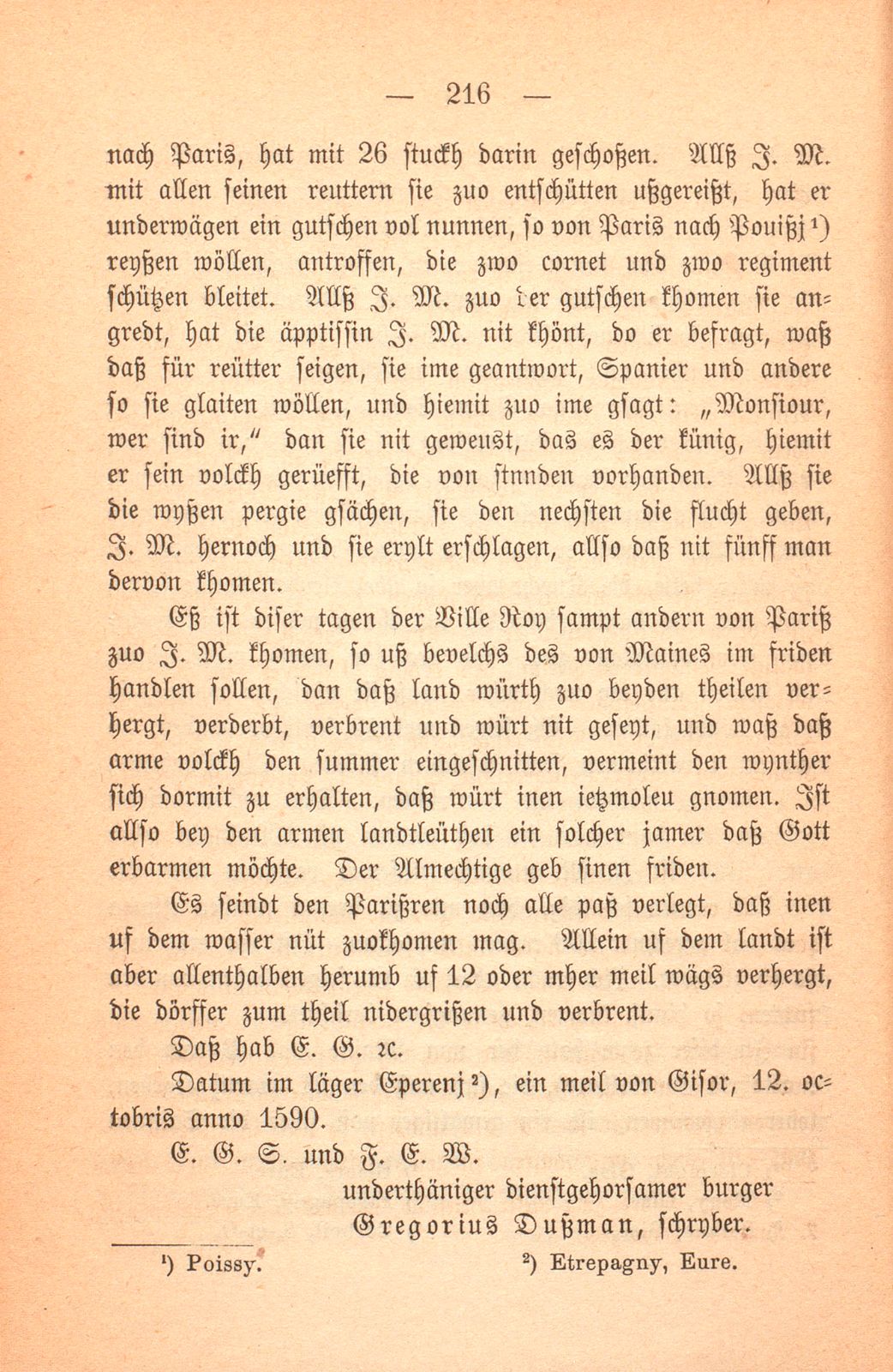 Schicksal einiger Basler Fähnlein in französischem Sold. (1589-1593.) – Seite 65