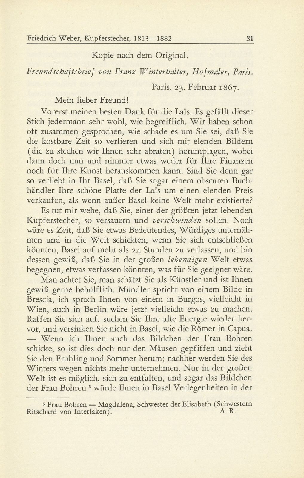 Friedrich Weber, Kupferstecher, 1813-1882. Sein Lebensgang – von ihm selbst erzählt – Seite 25