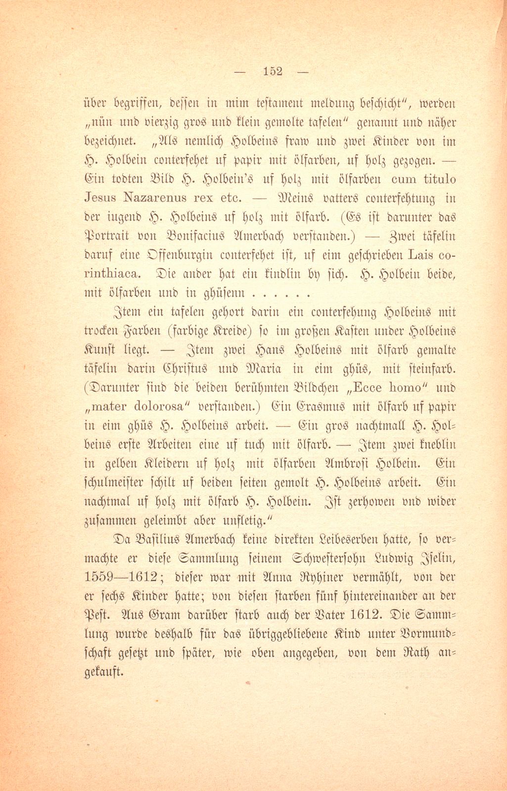 Geschichte der öffentlichen Kunstsammlung zu Basel – Seite 6