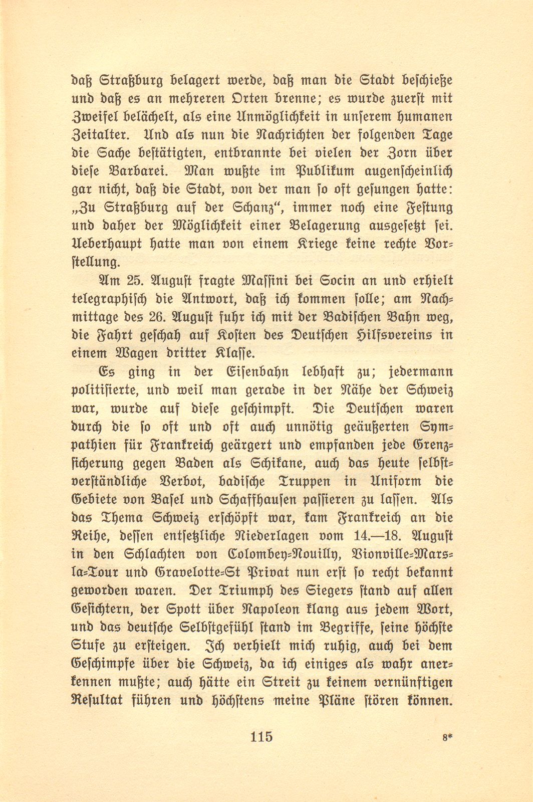 Lazaretterinnerungen aus dem Kriege 1870/71 – Seite 5