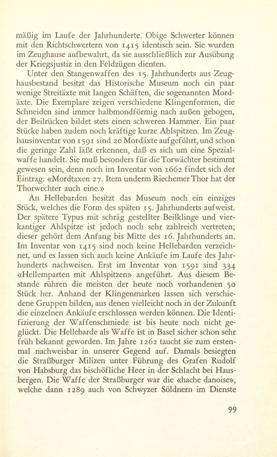 Die erhaltenen Waffenbestände des alten Basler Zeughauses – Seite 23