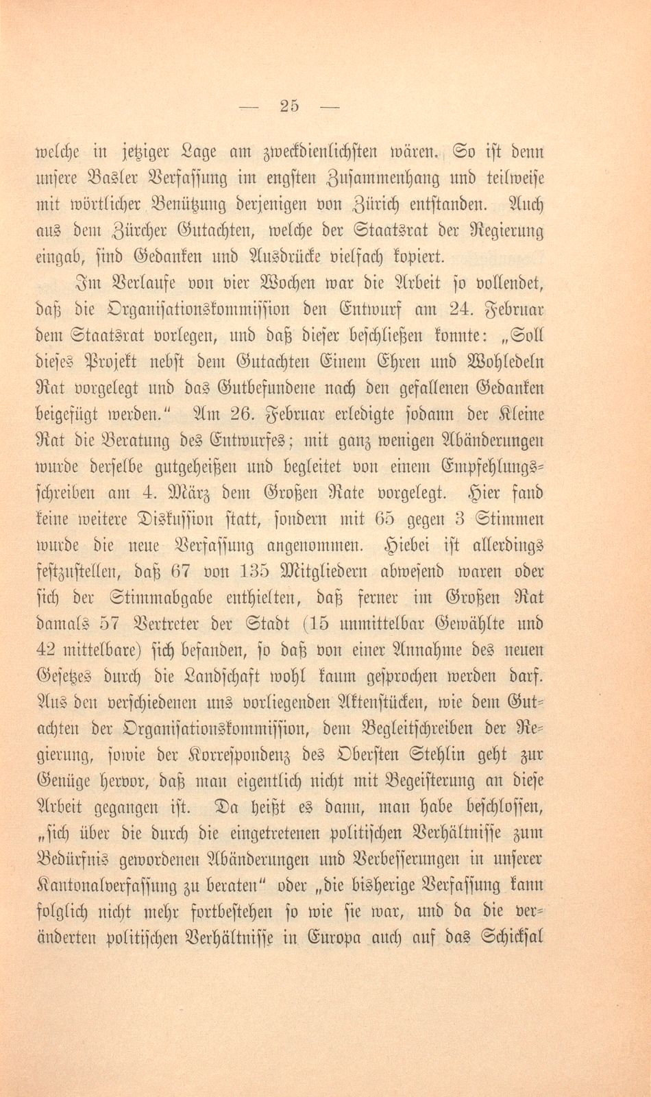 Zwei Basler Verfassungen aus dem Anfang unseres Jahrhunderts – Seite 25
