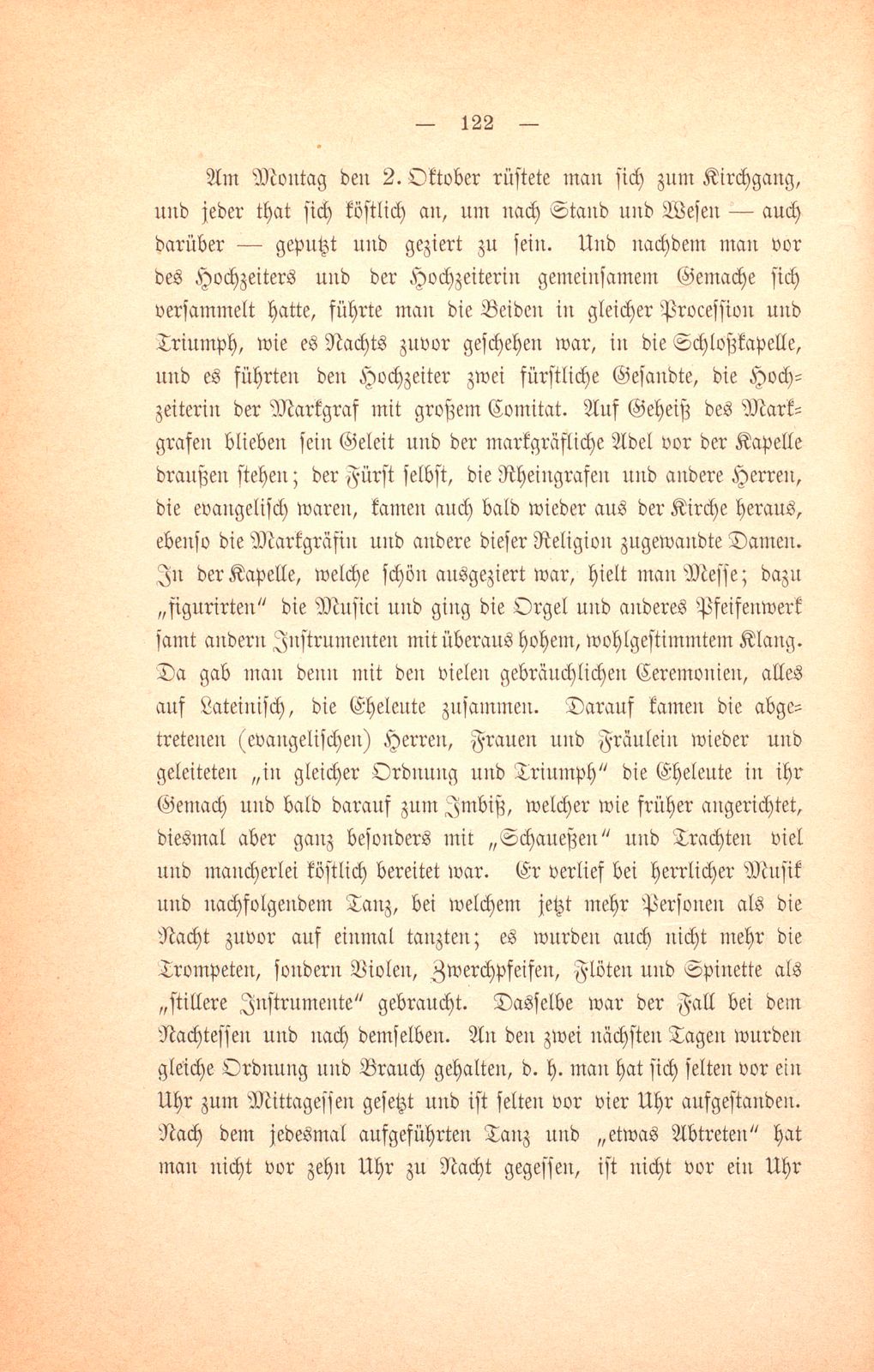 Felix Platters Schilderung der Reise des Markgrafen Georg Friedrich zu Baden und Hochberg – Seite 19