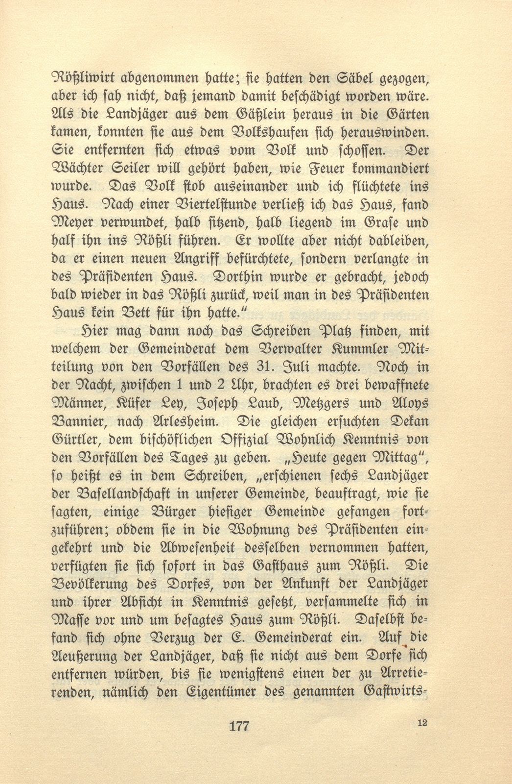 Ein kirchlicher Streit im Birseck vor achtzig Jahren – Seite 62