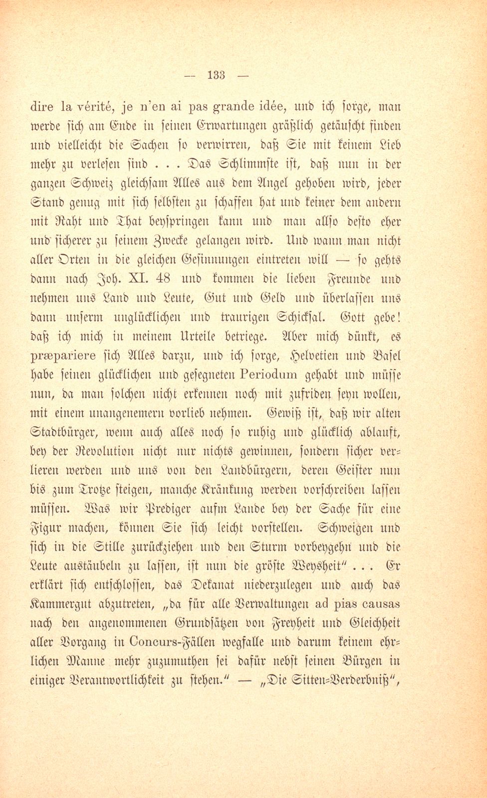 M. Johann Jakob Huber, weil. Pfarrer und Dekan in Sissach und seine Sammlungen zur Geschichte der Stadt und Landschaft Basel – Seite 59