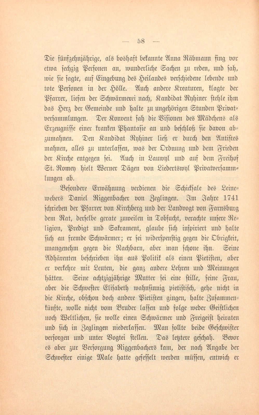 Die Basler Separatisten im achtzehnten Jahrhundert – Seite 5