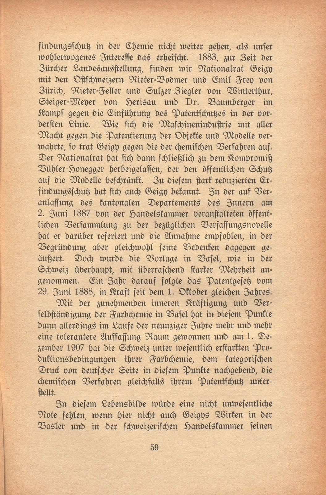 Johann Rudolf Geigy-Merian. 4. März 1830 bis 17. Februar 1917 – Seite 59