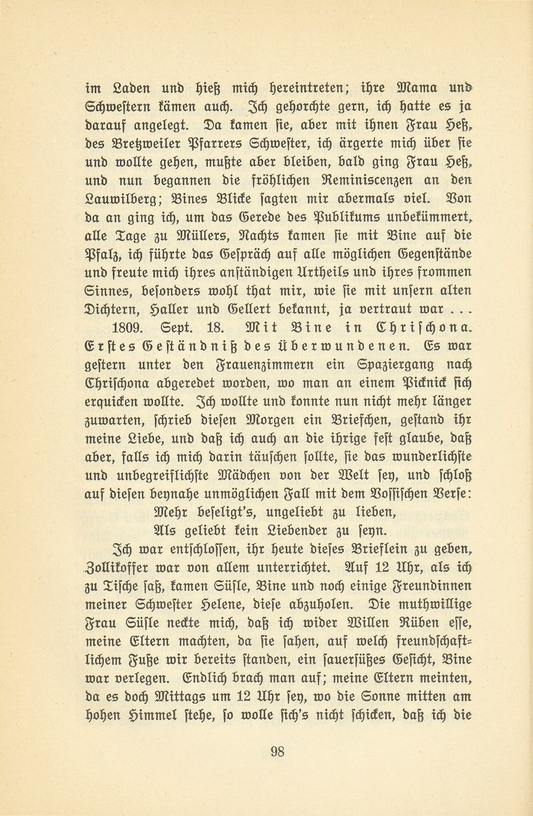 Aus den Aufzeichnungen von Pfarrer Daniel Kraus 1786-1846 – Seite 45