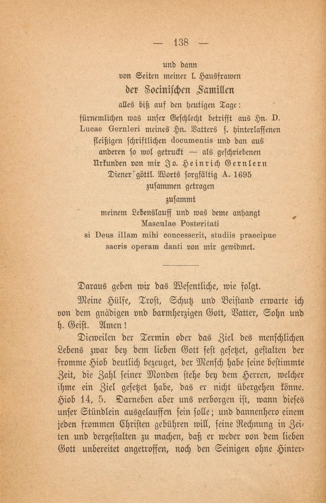 Aus einem baslerischen Stammbuch, XVII. Jahrhundert – Seite 2