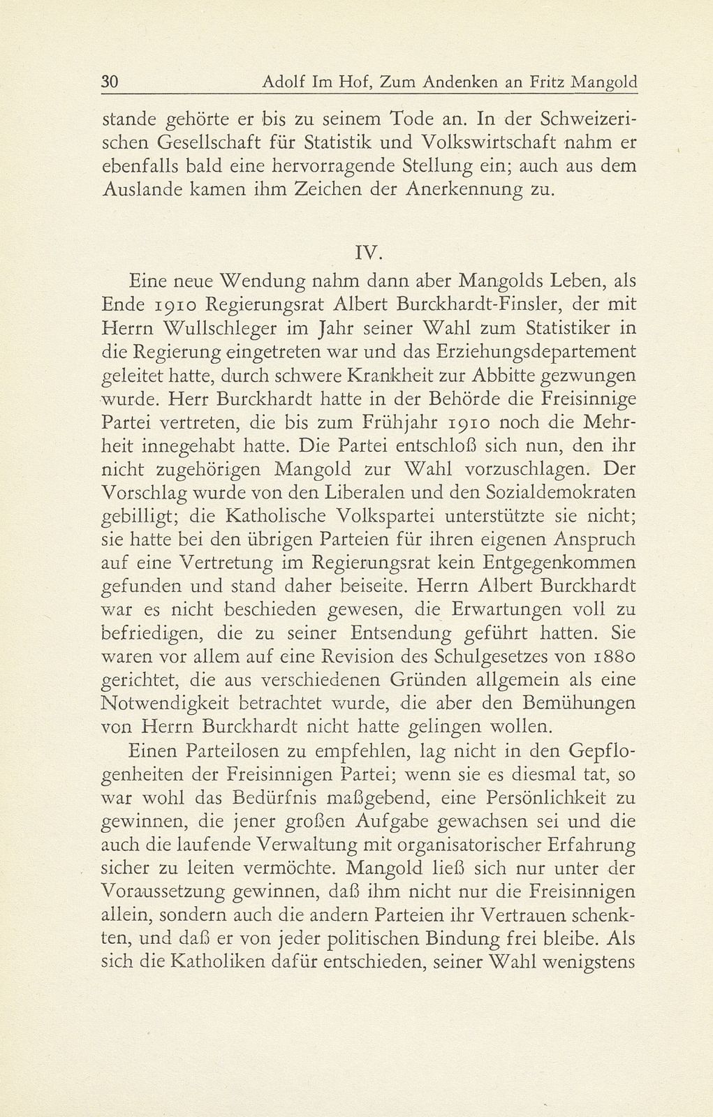 Zum Andenken an Fritz Mangold 1871-1944 – Seite 11