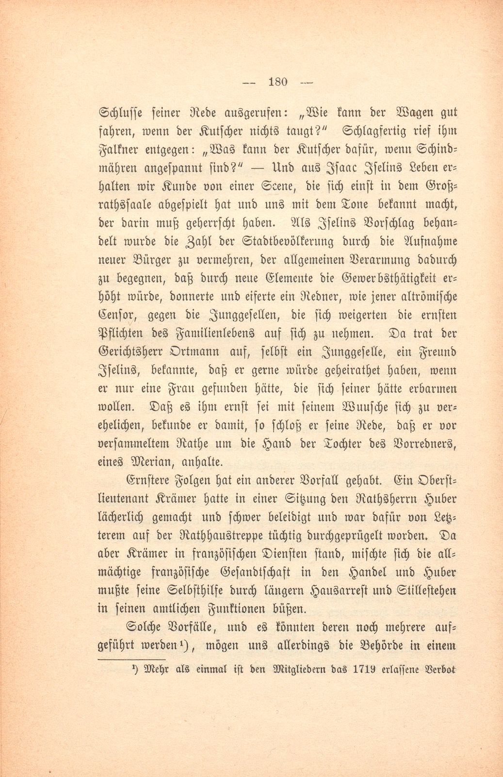 Einiges aus dem Leben zu Basel während des achtzehnten Jahrhunderts – Seite 11