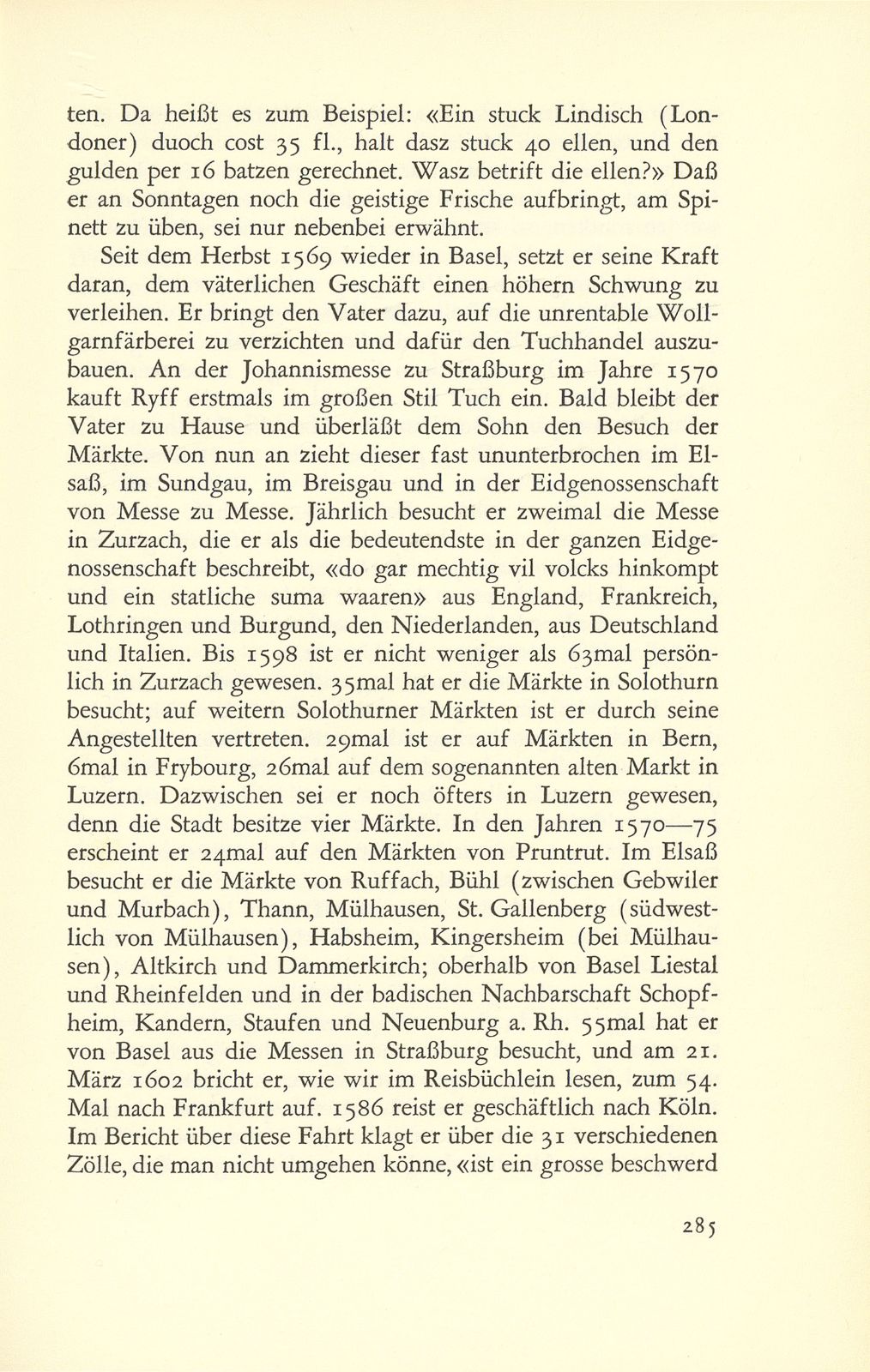 Andreas Ryff, ein bedeutender Basler Kaufmann und Politiker des 16. Jahrhunderts – Seite 6