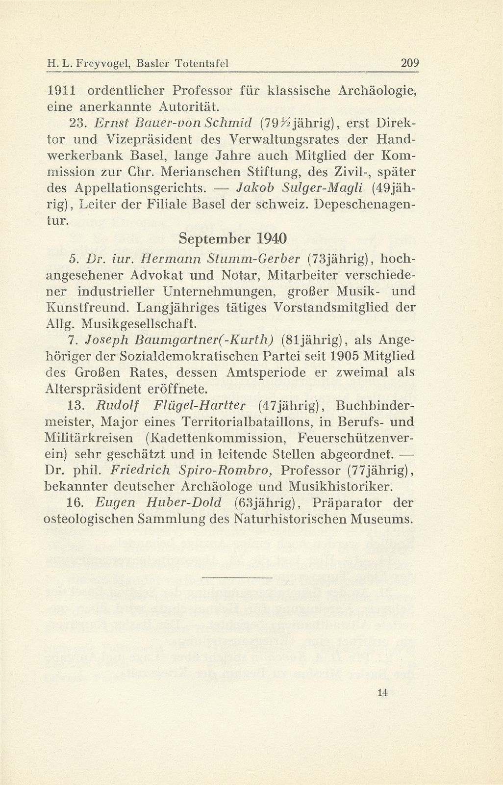 Basler Totentafel vom 1. Oktober 1939 bis 31. September 1940 – Seite 5