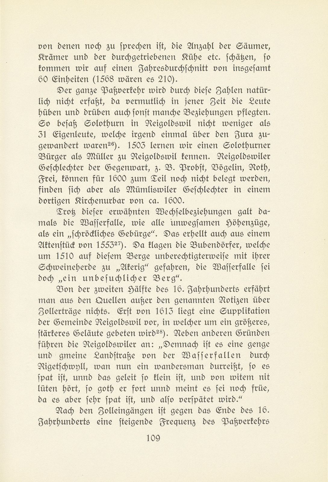 Der Wasserfallenweg, ein vergessener Juraübergang – Seite 13