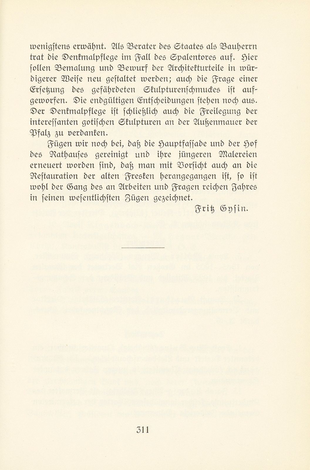 Das künstlerische Leben in Basel vom 1. Oktober 1930 bis 30. September 1931 – Seite 7