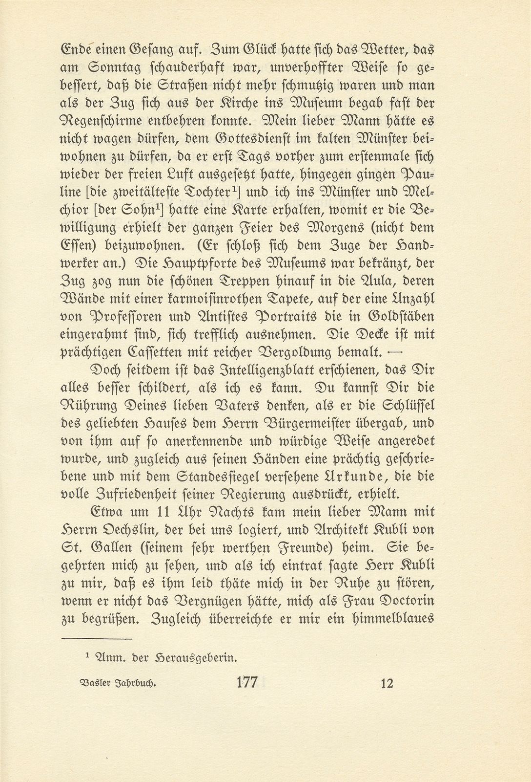 Zur Einweihung des Museums an der Augustinergasse am 26. November 1849 – Seite 3