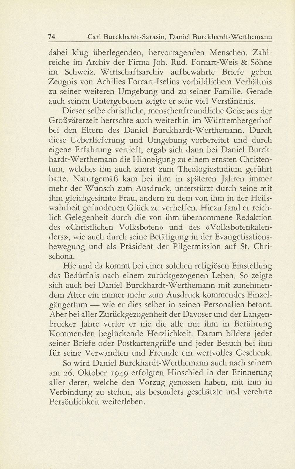 Daniel Burckhardt-Werthemann als Persönlichkeit – Seite 7